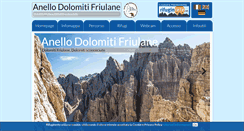 Desktop Screenshot of anellodolomitifriulane.com